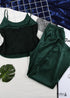 Boho Sleepwear, Pajamas Set, PJ Satin Black Lace, Blanche(12 Colors)